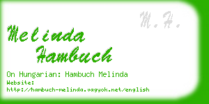 melinda hambuch business card